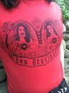 Twin Heart Cherry Red T-Shirt