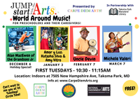 Jump Start with the Arts - Takoma Park Maryland Library Series