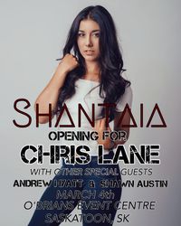 CHRIS LANE with special guests: Andrew Hyatt, Shawn Austin and Shantaia