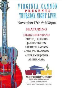 Virginia Cannon presents Thursday night live!