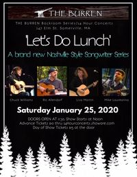 The Burren Lunchtime Series (w/Chuck Williams, Lisa Martin, and Mike Laureanno)