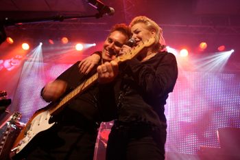 with Kim Wilde  (Ph. Reto Indergand)
