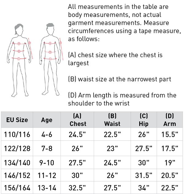 Sizing Guide – Breath of Youth