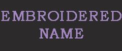 Embroidered Saddle Pad Name/Initials