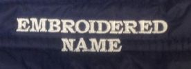 Embroidered Clothing Or Hat Name 