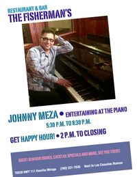 Johnny Meza at the Piano
