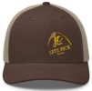 Brown and Khaki Retro Trucker Hat