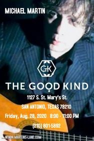MICHAEL MARTIN solo @ The Good Kind-Southtown