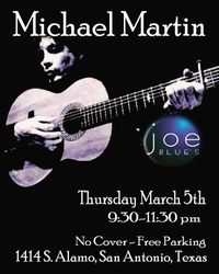 MICHAEL MARTIN Solo @ Joe Blue's