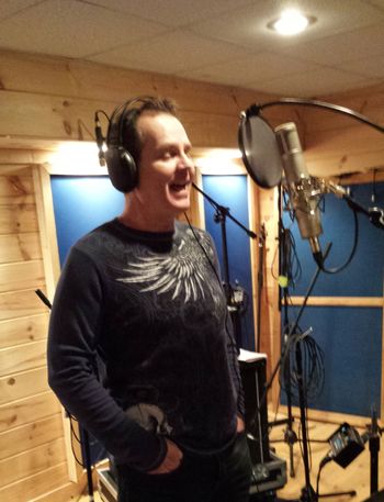Todd Drye of "Rapid Fire" tracking vocals
