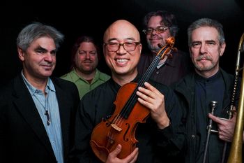 L to R: Ken Filiano, Andrew Drury, Jason Kao Hwang, Chris Forbes, Steve Swell
