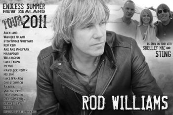 Rod Williams New Zealand Tour Poster
