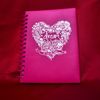 Corny Pink "Dream Heart" Spiral Journal