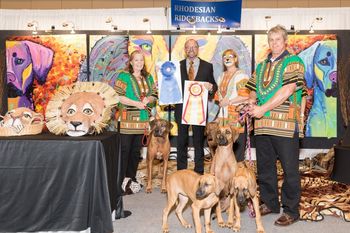 Amber, ZsaZsa, Scarlett - Meet the Breed Booth Orlando Dec 2016
