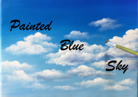 Painted Blue Sky