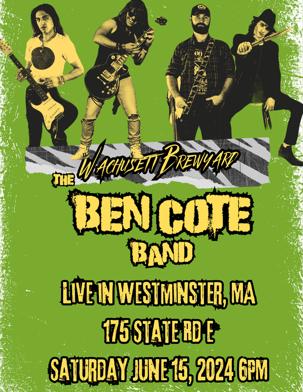 The Ben Cote Band @ Westminster, MA