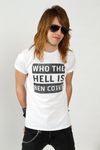 Who The Hell Is Ben Cote T-Shirt (White)