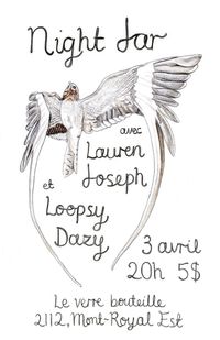 Night Jar avec Lauren Joseph & Loopsy Dazy