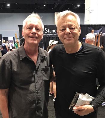 With Tommy Emmanuel at IBMA, Raleigh, NC
