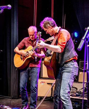 Jamming with Jeffery Dean Foster at the benefit for Equality NC
