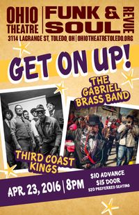 Third Coast Kings wsg Gabriel Brass Band Funk & Soul Revue