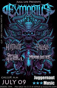 Exmortus w/Hatriot, Silver Talon, Death Mantra, Morbid Justice