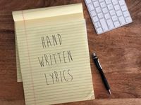 Hand Written Lyrics 