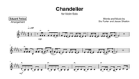 "Chandelier" Sheet Music