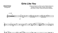 "Girls Like You" Sheet Music