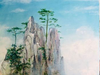 “Zen Mountain “ 16 x 20” oil on canvas $400
