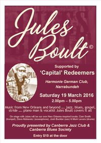 Jules Boult & The Capital Redeemers