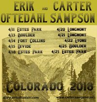 Erik Oftedahl and Carter Sampson w/ special guests