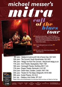 Michael Messer's Mitra UK Tour Summer 2016