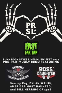 Punk Rock Saves Lives Festival Pre- Party!