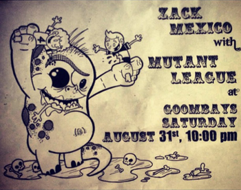 2013 8 30 Zack Mexico plays on the OBX at Goombays in Kill Devil Hills
