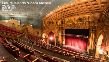2017 5 26 State Theatre of Ithaca NY Zack Mexico opens for Future Islands
