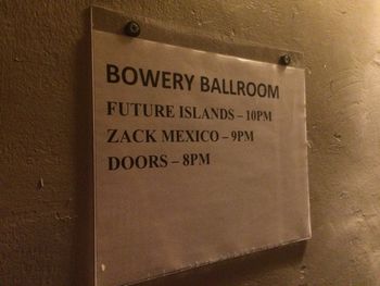 2017 2 14 Bowery Ballroom Zack Mexico opens for Future Islands
