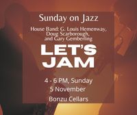 Sunday on Jazz JAM, hosted by G. Louis Hemenway