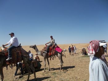 We're off to the desert
