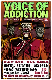 HAMDEN CT All Ages *Voice Of Addiction (chicago) *Empty Vessels *Two Fisted Law *Those Guys
