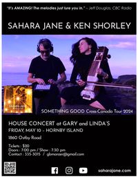 HORNBY ISLAND (House Concert)