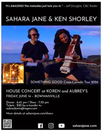 House Concert at Koren and Aubrey's Place