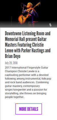 Downtown Listening Room Presents Guitar Masters Showcase