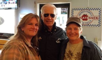 With  Joe Biden
