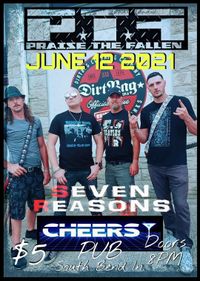 Praise The Fallen Live At Cheers Pub Special Guests Seven Reasons 