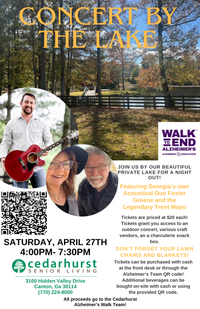 Concert by the Lake Fundraiser - Cedarhurst Living - Trent Mayo