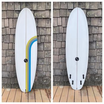 6'4" x 21 x 2 1/2 - $720 - by AV Surfboards
