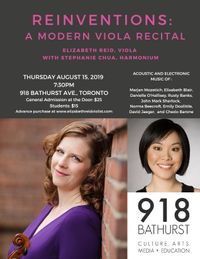REINVENTIONS: A Modern Viola Recital
