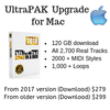 UltraPak Upgrade for Mac (from older than 2018)(120 GB Download)