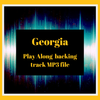 Georgia in F major MP3 backing track